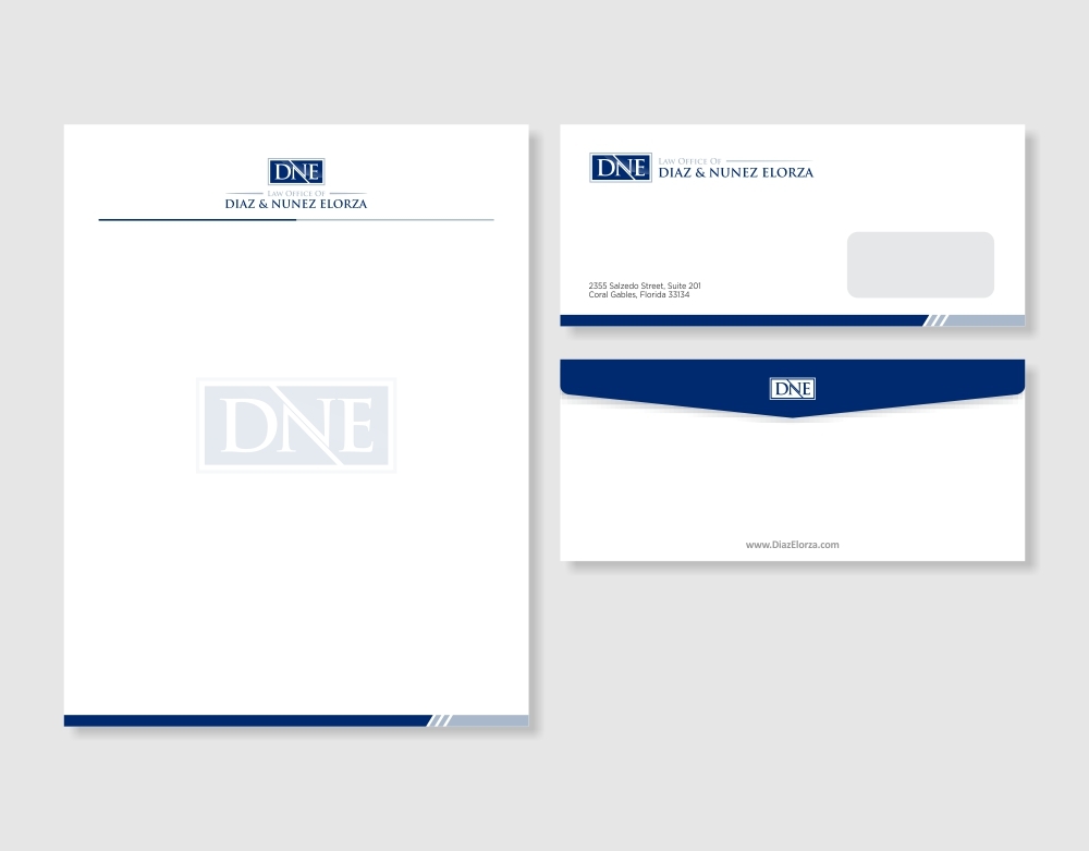 Law Office of Diaz & Nunez Elorza logo design by mletus