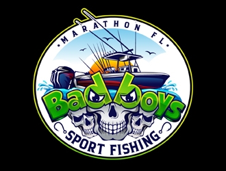 Bad Boys Sport Fishing  logo design by DreamLogoDesign