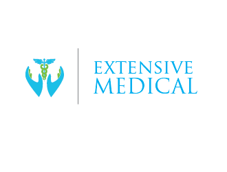 Extensive Medical logo design by pixeldesign