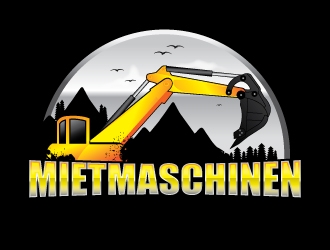 Mietmaschinen logo design by dshineart