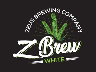 ZBrew White logo design by LogoInvent