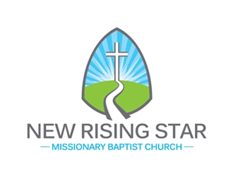 New Rising Star Missionary Baptist Church logo design by openyourmind