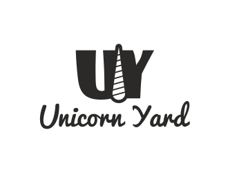 Unicorn Yard  / possible shorter name UY logo design by serprimero