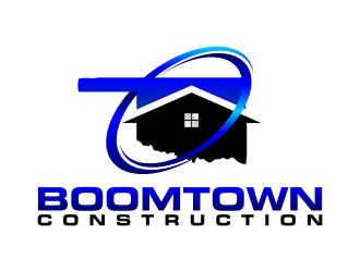 Boomtown Construction logo design by ekitessar