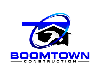 Boomtown Construction logo design by ekitessar
