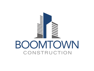 Boomtown Construction logo design by kunejo