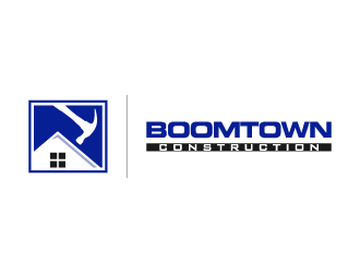 Boomtown Construction logo design by pencilhand