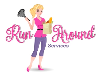 Run Around Services logo design by avatar