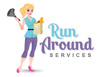 Run Around Services logo design by avatar