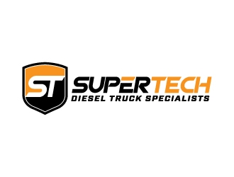 Supertech Diesel Truck Specialists logo design by jaize