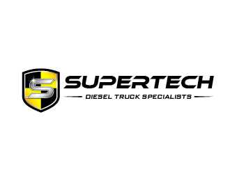 Supertech Diesel Truck Specialists logo design by pollo