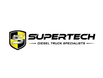 Supertech Diesel Truck Specialists logo design by pollo