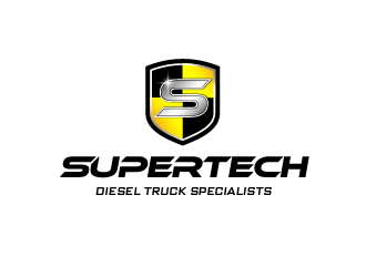 Supertech Diesel Truck Specialists logo design by pollo