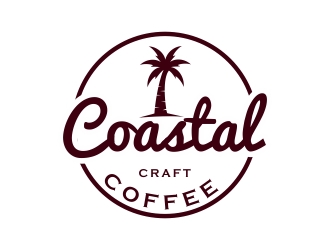 Coastal Craft Coffee logo design by cikiyunn