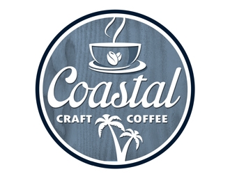 Coastal Craft Coffee logo design by Arrs