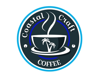 Coastal Craft Coffee logo design by Arrs