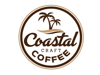 Coastal Craft Coffee logo design by jaize