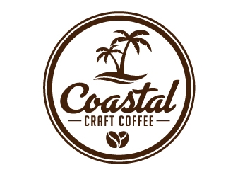Coastal Craft Coffee logo design by jaize