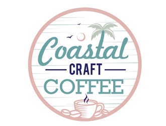 Coastal Craft Coffee logo design by gogo
