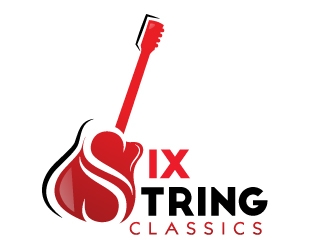 Six String Classics logo design by MonkDesign
