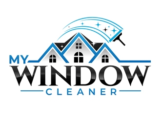 My Window Cleaner logo design by DreamLogoDesign