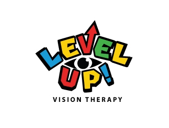 LEVEL UP! Vision Therapy logo design by Foxcody