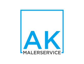 AK Malerservice logo design by sitizen