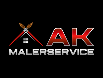 AK Malerservice logo design by axel182