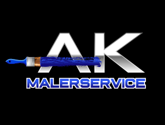 AK Malerservice logo design by axel182
