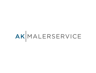 AK Malerservice logo design by logitec