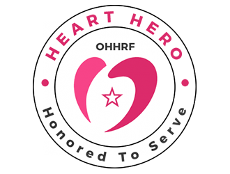 Heart Hero Grateful Patient Program for the Oklahoma Heart Hospital Research Foundation logo design by Coolwanz