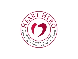 Heart Hero Grateful Patient Program for the Oklahoma Heart Hospital Research Foundation logo design by naldart