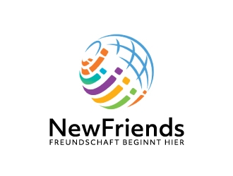 NewFriends (company name) Freundschaft beginnt hier. (Slogan) logo design by nehel