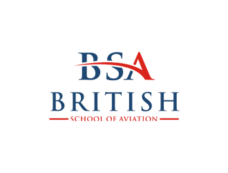 BRITISH SCHOOL OF AVIATION logo design by Kraken