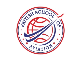 BRITISH SCHOOL OF AVIATION logo design by ruki