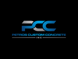 Petros Custom Concrete, Inc. logo design by eagerly