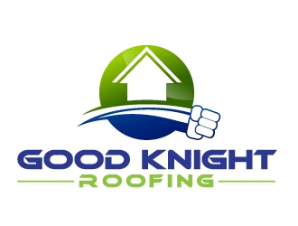 Good Knight Roofing logo design by Dawnxisoul393