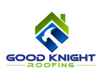 Good Knight Roofing logo design by Dawnxisoul393
