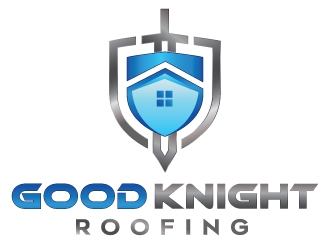 Good Knight Roofing logo design by MonkDesign