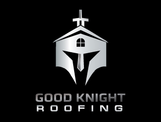 Good Knight Roofing logo design by MonkDesign