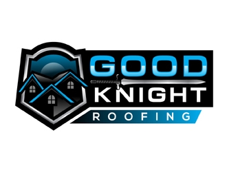 Good Knight Roofing logo design by MAXR