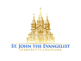 St. John the Evangelist, Jeanerette logo design by AYATA