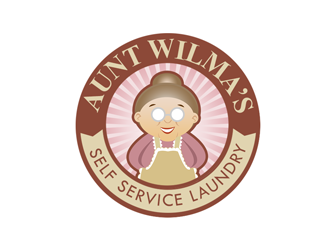 Aunts Wilmas Self Service Laundry  logo design by kunejo
