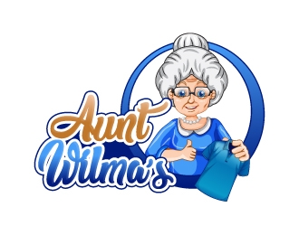 Aunts Wilmas Self Service Laundry  logo design by Suvendu