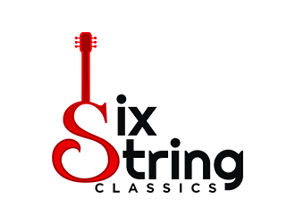 Six String Classics logo design by logolady