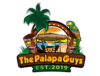 The Palapa Guys logo design by DreamLogoDesign