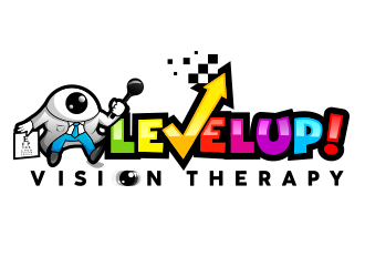 LEVEL UP! Vision Therapy logo design by schiena