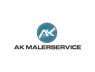 AK Malerservice logo design by creator_studios