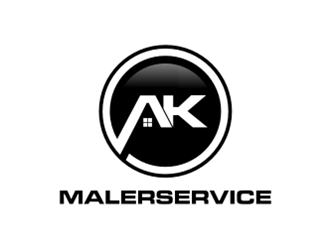 AK Malerservice logo design by sheilavalencia