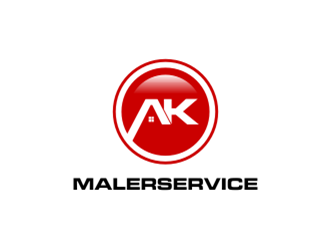 AK Malerservice logo design by sheilavalencia